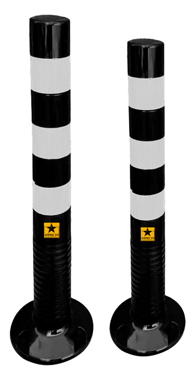 FLEXIBLE TRAFFIC POLE BLACK