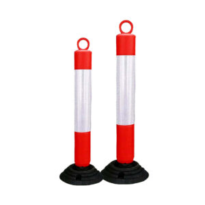 Flexible Traffic Pole with Rubber Base