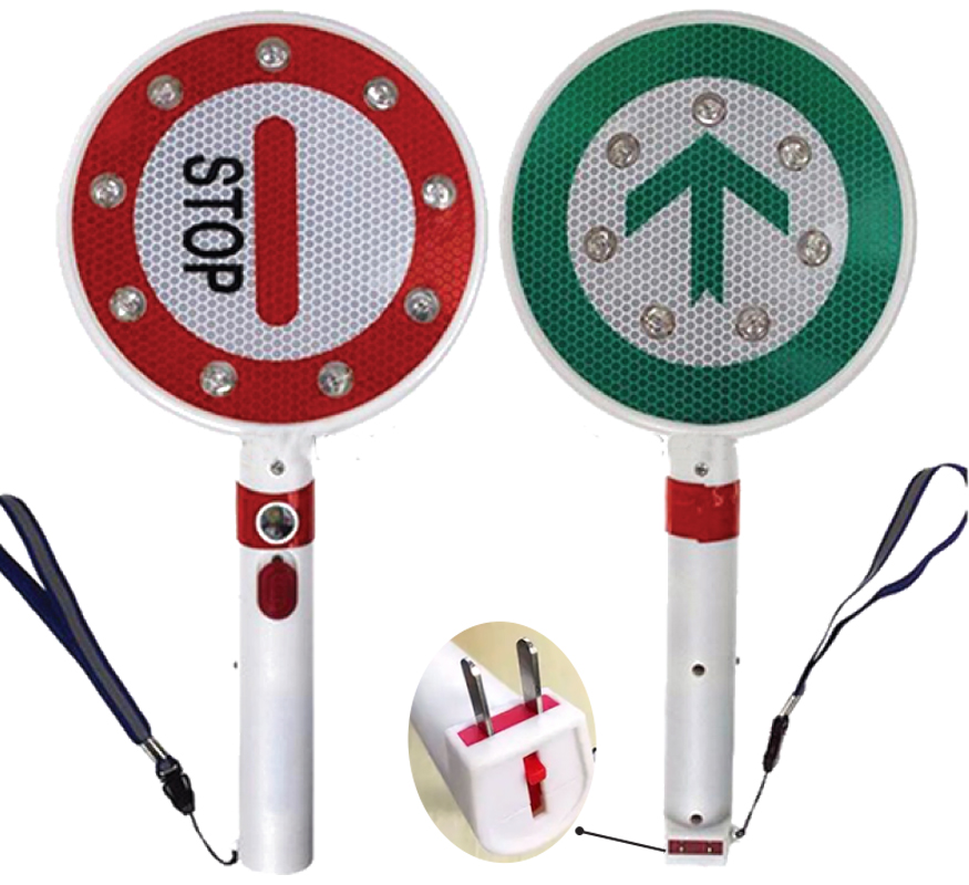 parking lot safety pole