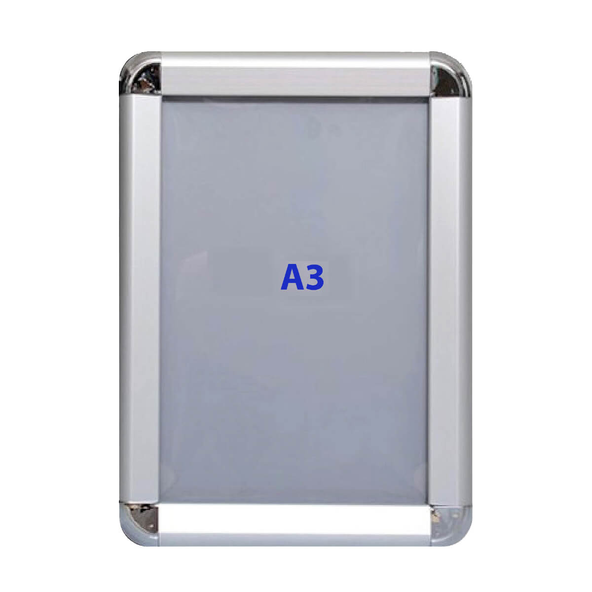 Wall Mounted Round Corner Display Frame