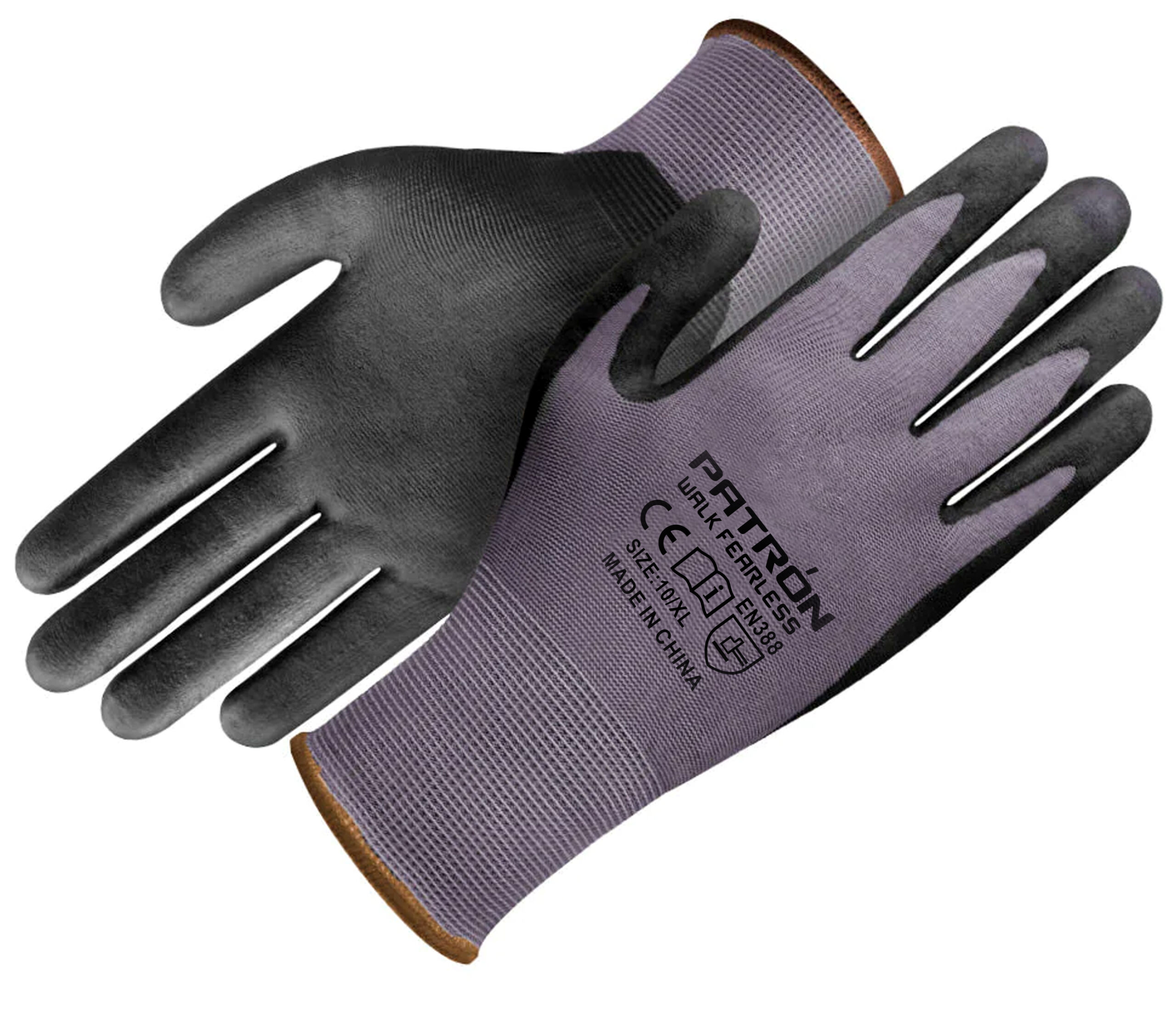 PU Coated Knitted Gloves in Dubai