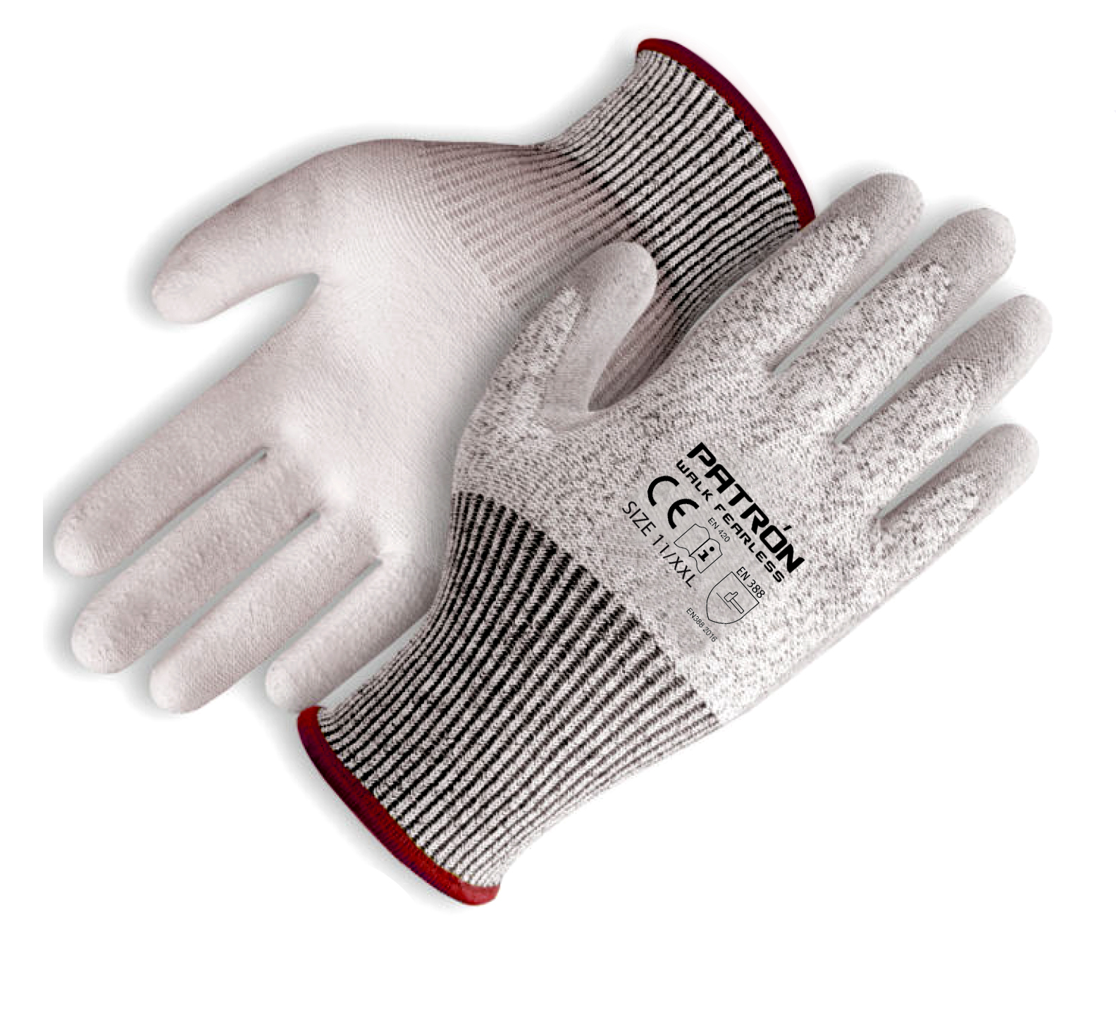 PU Coated Knitted Gloves